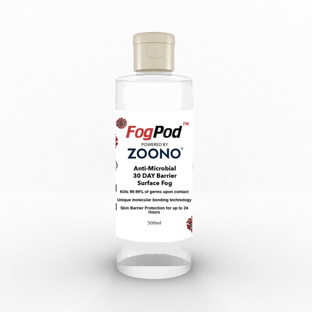 FogPod™ Zoono 30 Day Surface Barrier Fog 500ml Product Thumbnail